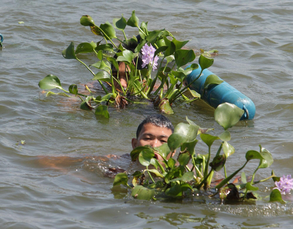  实地演练。越通社发