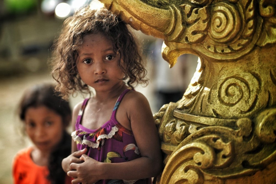 “占族儿童”作品。图片由组委会提供