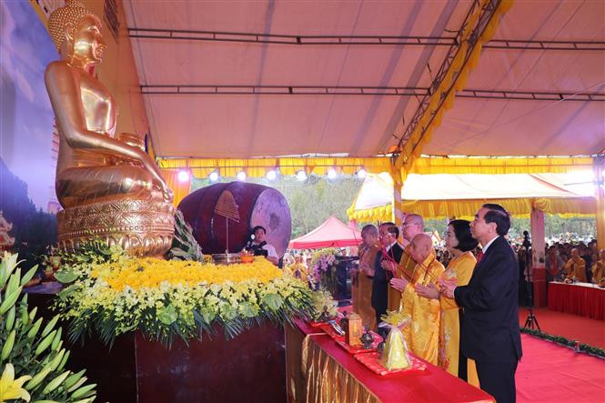 2019年沛顶寺庙会正式开庙迎客。越通社记者宁德方 摄