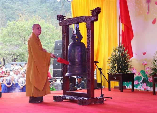 2019年沛顶寺庙会今日正式开庙迎客。越通社记者宁德方 摄