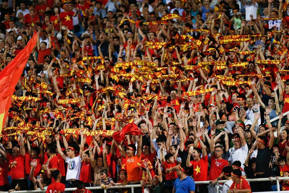 越南球迷。越通社记者 仲达 摄