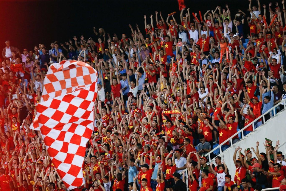 越南球迷。越通社记者 仲达 摄