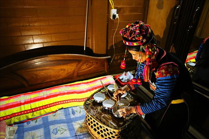 汤圆是哈尼族人欢度传统节日时必不可少的菜肴之一。图自越通社