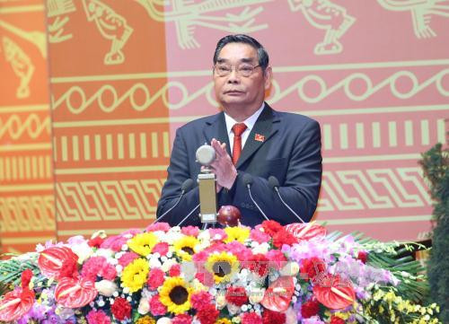  越共中央政治局委员、 书记处常务书记黎鸿英（图片来源：越通社）