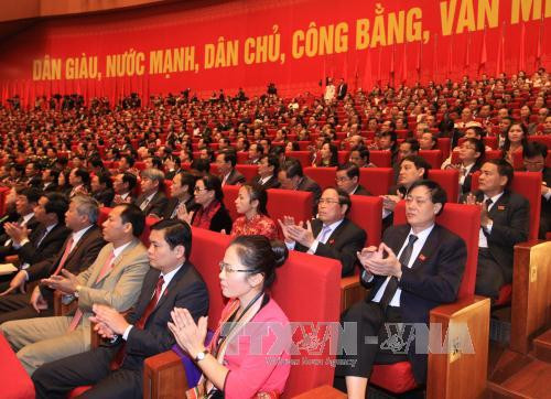 越南共产党第十二次全国代表大会1月21日隆重开幕（图片来源：越通社）