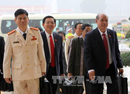  前来参加大会的各位代表（图片来源：越通社）