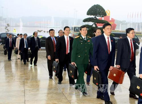 前来参加大会的各位代表（图片来源：越通社）