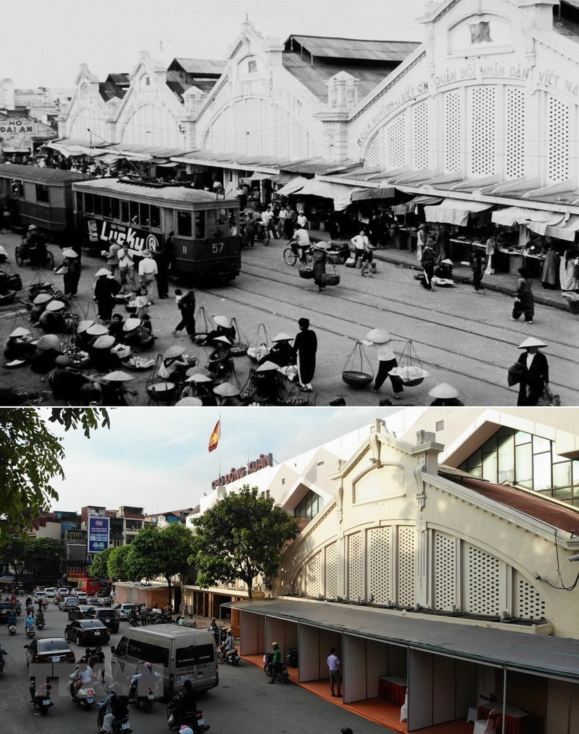 昔日-当今的同春集市。图自越通社