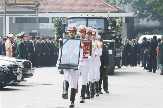 原越共中央总书记杜梅追悼会在河内隆重举行。越通社记者 摄