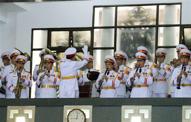 原越共中央总书记杜梅追悼会和安葬仪式在河内隆重举行。越通社记者颜创 摄