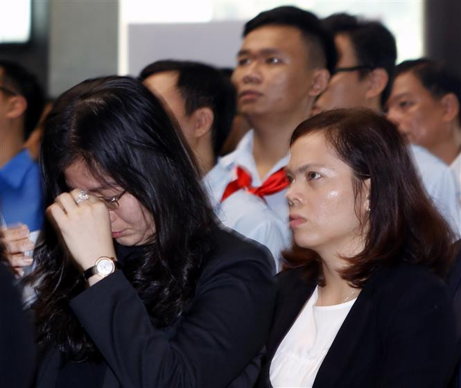 原越共中央总书记杜梅追悼会在胡志明市隆重举行。越通社记者青舞 摄