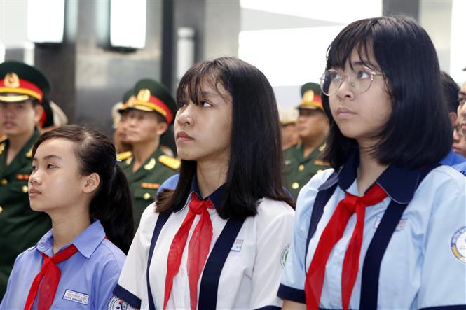 原越共中央总书记杜梅追悼会在胡志明市隆重举行。越通社记者青舞 摄