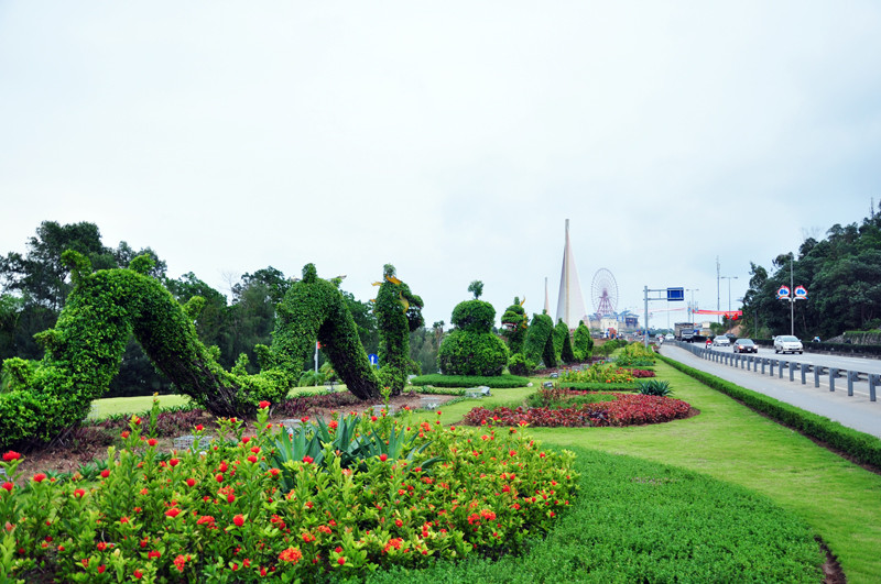 下龙市正在焕然一新，初显新貌。（图片来源：广宁报）