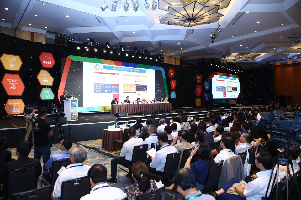 会议场景。 越通社记者 明决 摄