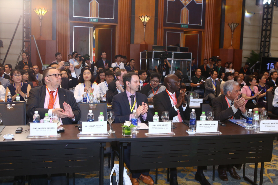 会议场景。 越通社记者 明决 摄