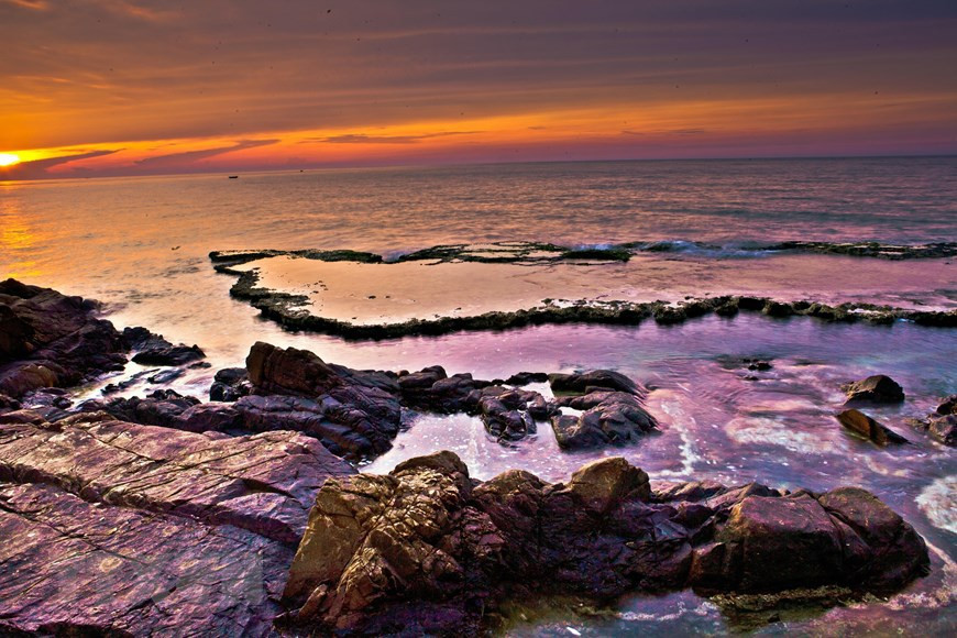 主山生物圈保护区杭莱旅游景区的原始自然之美。图自 越通社