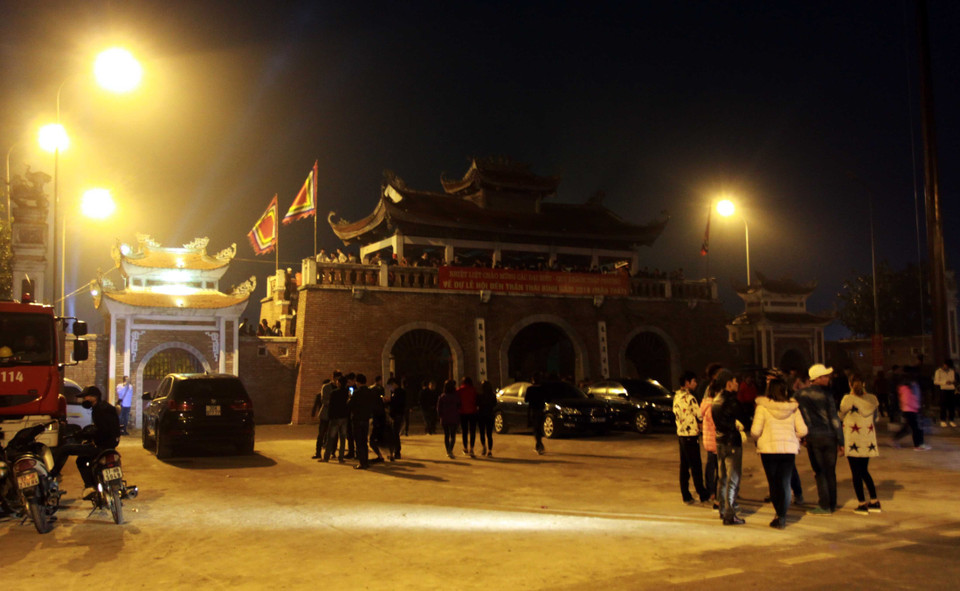 陈庙前门。越通社记者 世悦 摄