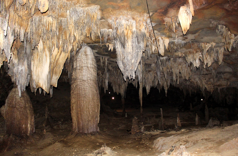 天堂洞的原始之美。越通社记者 功宣 摄