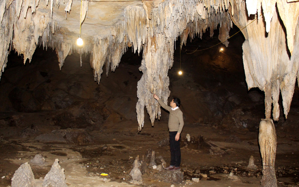 天堂洞的原始之美。越通社记者 功宣 摄