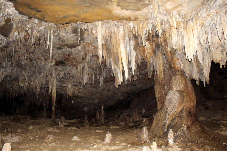 天堂洞的原始之美。越通社记者 功宣 摄