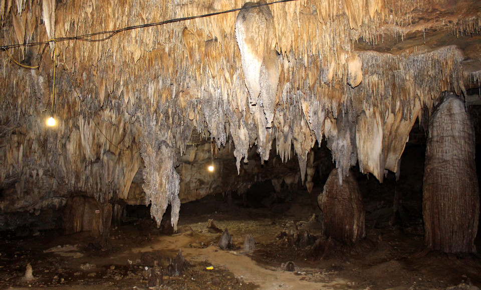 天堂洞的原始之美。越通社记者 功宣 摄