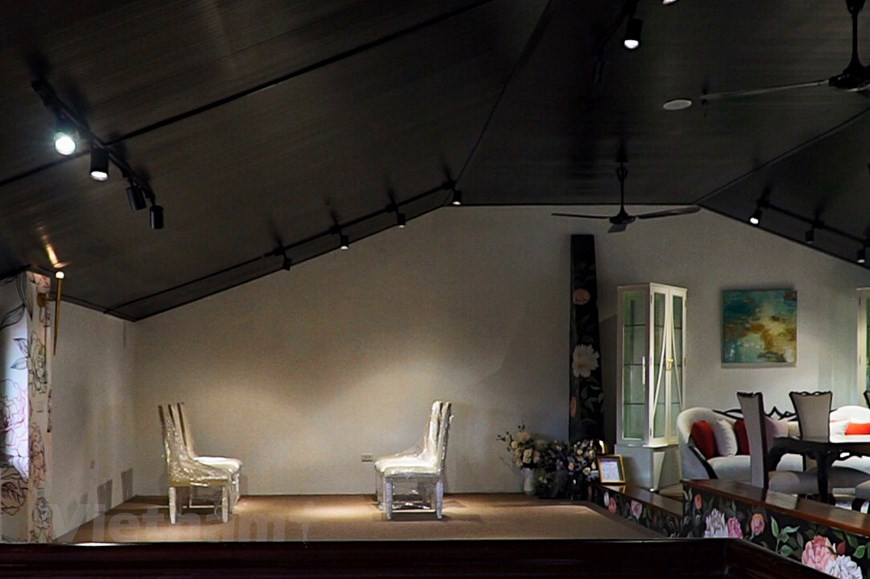 目前，一个室内设计公司已租赁了保大别墅。该别墅主人胡黄海希望从各家研究家获得更多关于别墅建筑和历史的信息，从而更好地保护并弘扬这座独特建筑工程的价值。图片来源：vietnam+