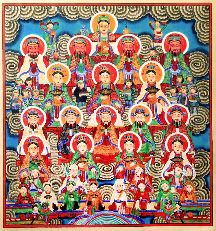 为了完成这幅画，黎廷严艺人要花持续六天每天10到12小时的功夫。（图片来源：人民报）