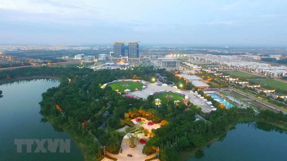 平阳市的新面貌。越通社记者 玄庄 摄