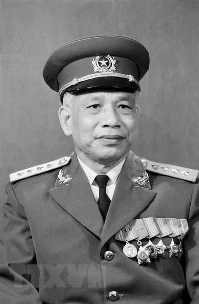 文进勇大将（1917-2002），曾任政治局委员、越南人民军总参谋长、国防部长、中央军事党委书记等职。（图自越通社）