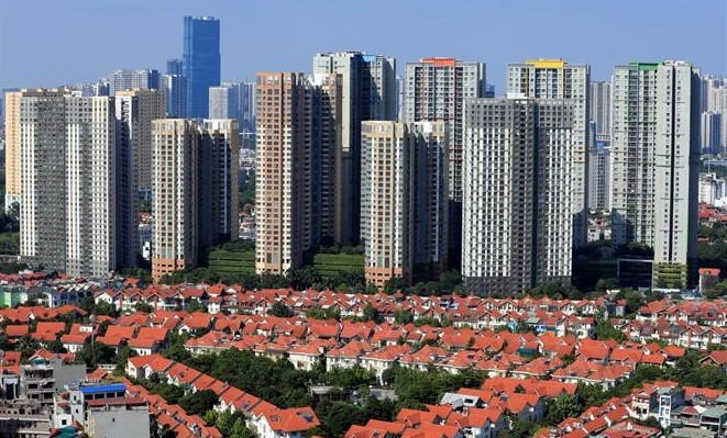 河内市将在土地面积较为宽阔的各郡、县兴建住宅项目。图自越通社