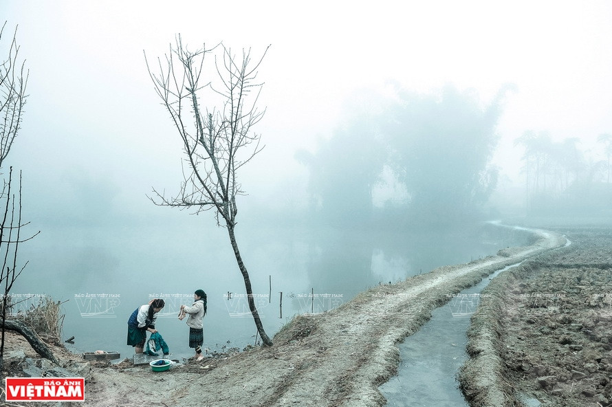 宁静的河江省庯告乡。图自越通社越南画报