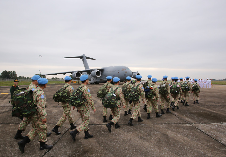 越南二号二级野战医院第二小组将于11月26日启程。越通社记者 杨江 摄