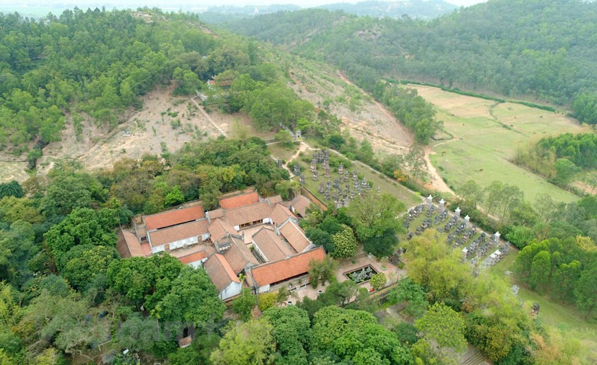 普陀寺是将越南古代传统建筑风格较为完好地保留下来的建筑工程之一。（图片来源：Vietnam+）