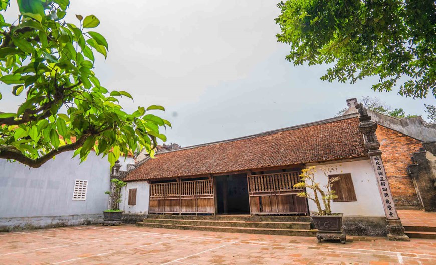 普陀寺以“内通外闭”原则营造出十分幽静庄严的氛围。（图片来源：Vietnam+）