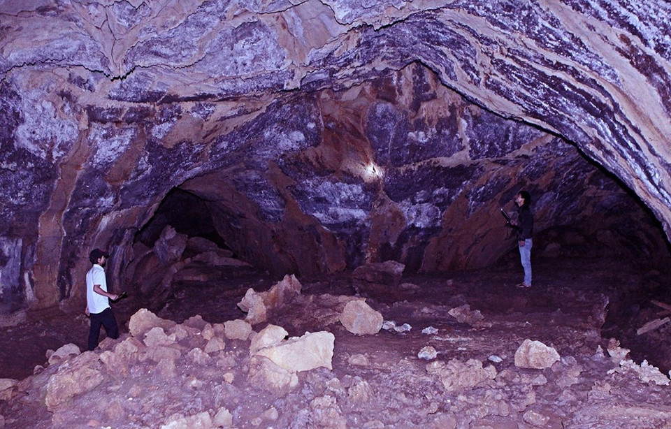 得农地质公园石峰形态各异、优美壮观、熔岩鐘乳石比较明显，是世界上极为罕见的地质公园，有巨大的科学价值。越通社记者 杨江 摄