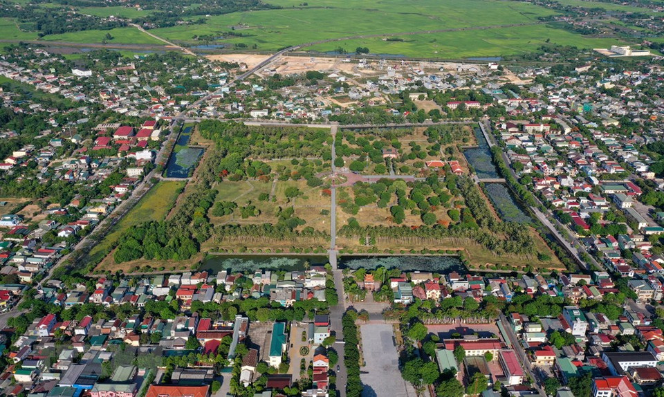 广治古城国家级特殊遗迹全景。越通社记者 胡求 摄