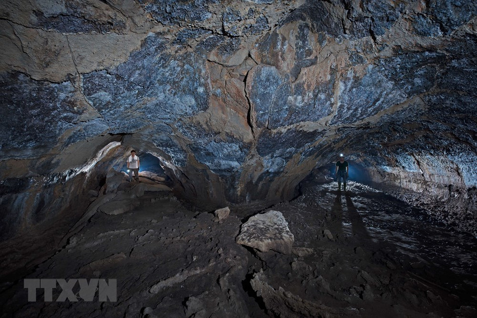 得农地质公园C1洞穴。图自越通社