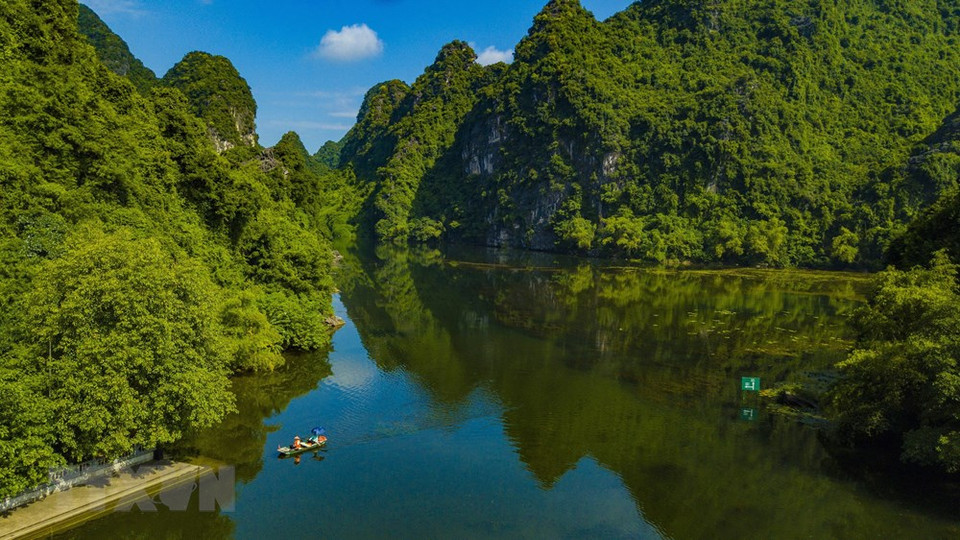 长安秋氛的风景显得平平淡淡。越通社记者 明德 摄