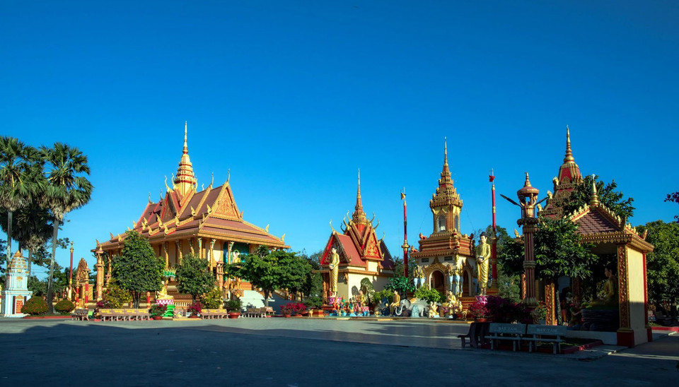 暹干寺美丽全景。图自越通社