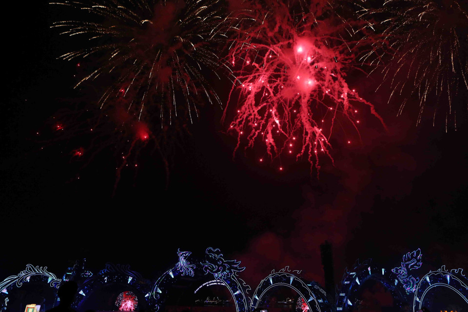 2018广宁-下龙国家旅游年--2018年下龙狂欢节开幕仪式。（图片来源：越通社）