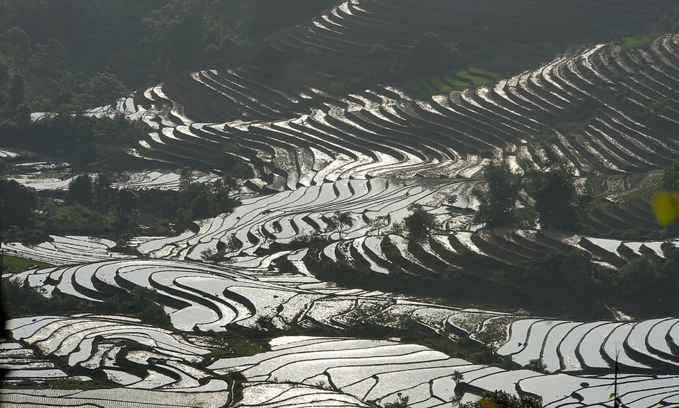 游客应该在四月底到5月中旬走遍老街省各地，欣赏美如墨画的美丽风景。图自越通社