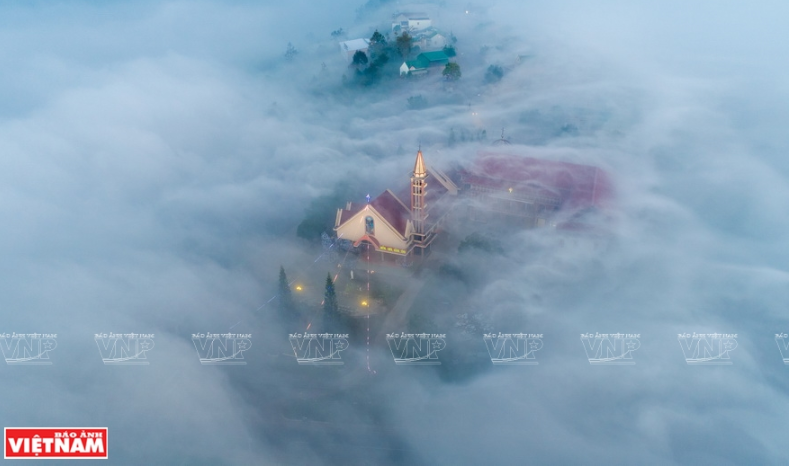 青舍雾霾。图自越通社