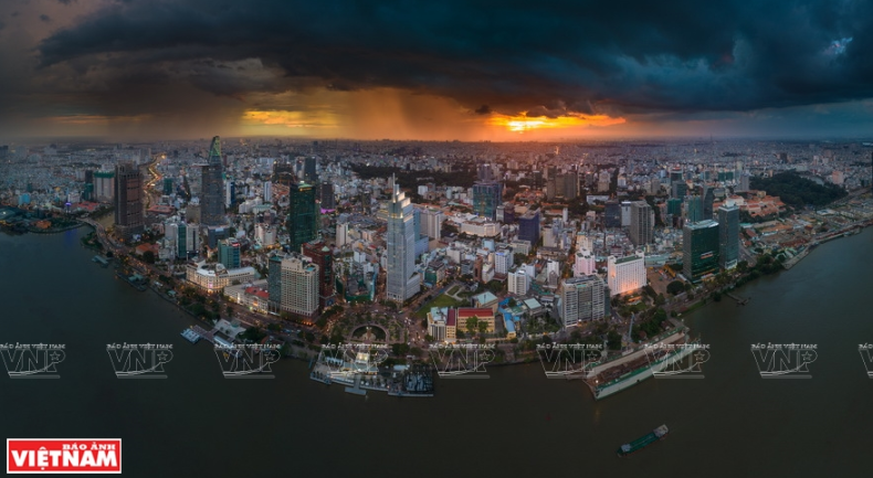 胡志明市。图自越通社