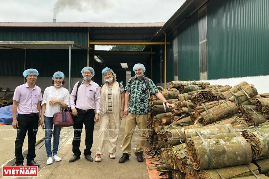 外国伙伴参观Vina Samex加工厂。图自越南画报