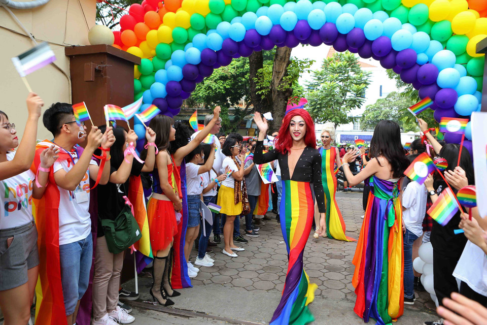 2018年河内骄傲节向公众献上精彩节目。图自越通社