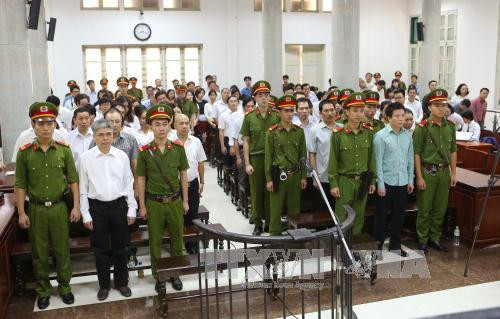 被告人。（图片来源：越通社）