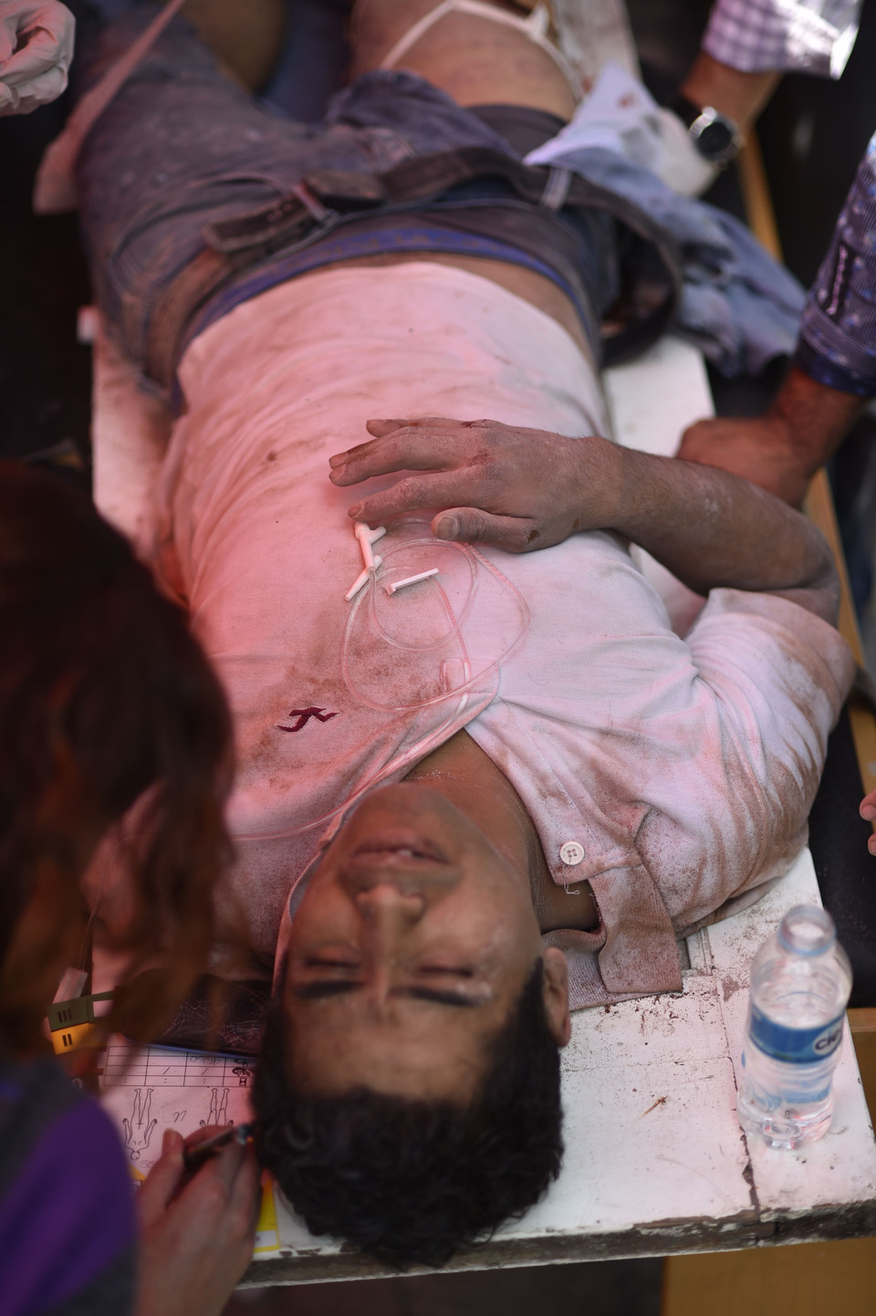 墨西哥地震救援工作。（图片来源：越通社）