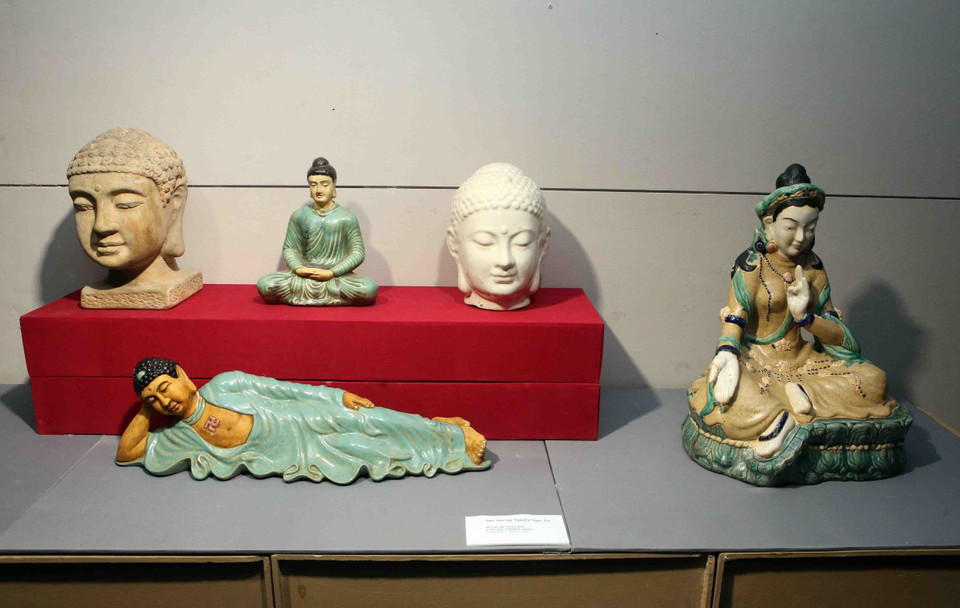 展会上展示的实物。越通社记者 陈黎林 摄