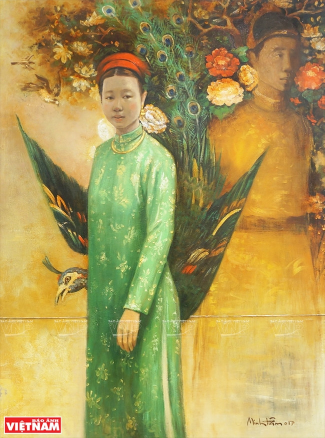 维新帝与胡氏芷女士。图自越南画报