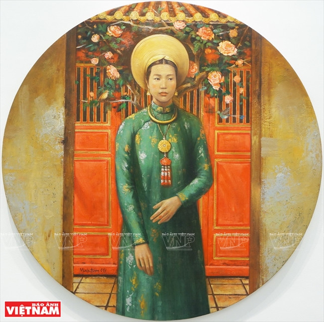 维新帝的妻子胡至乐才人。图自越南画报